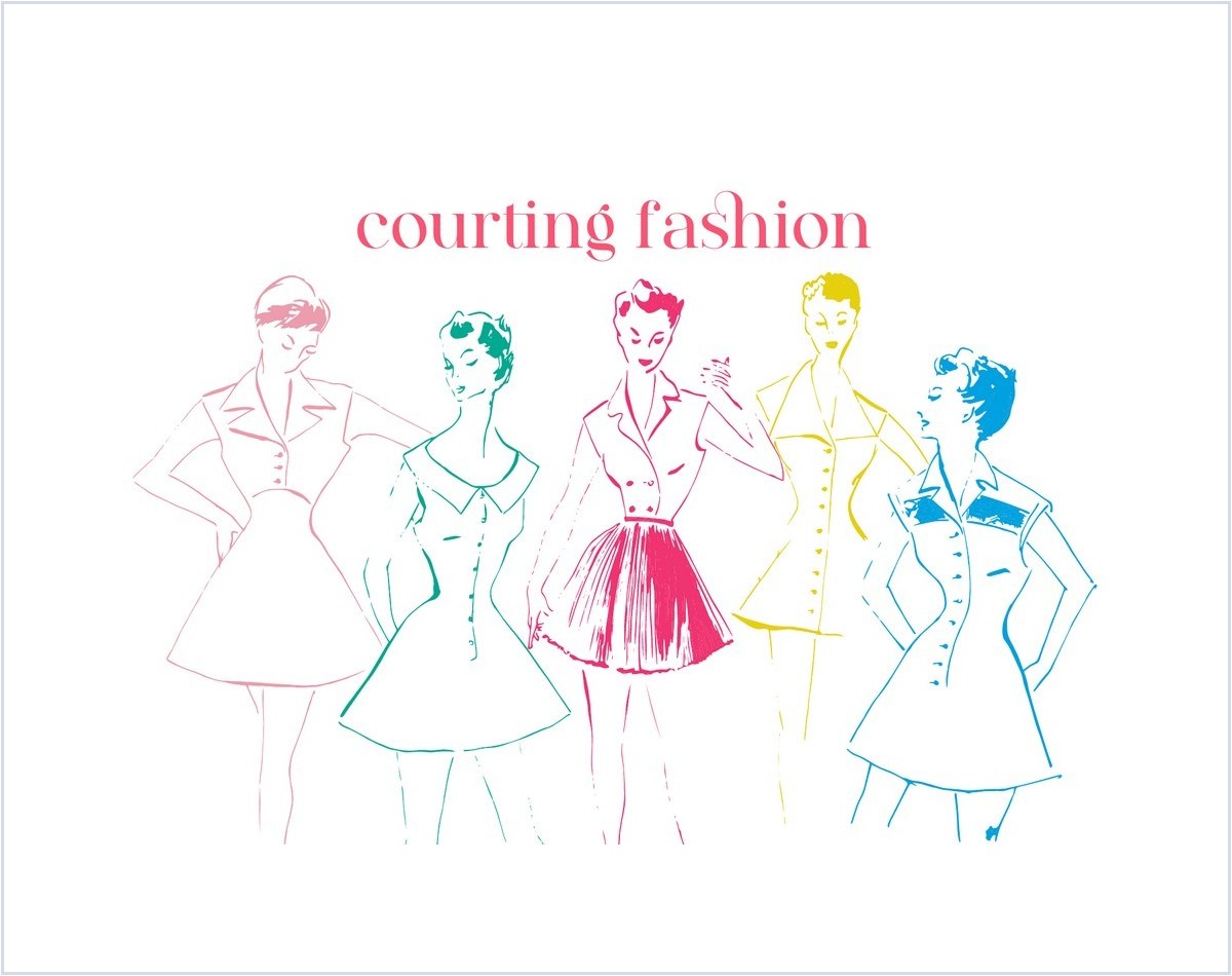 Courting Fashion event identity — International Tennis Hall of Fame