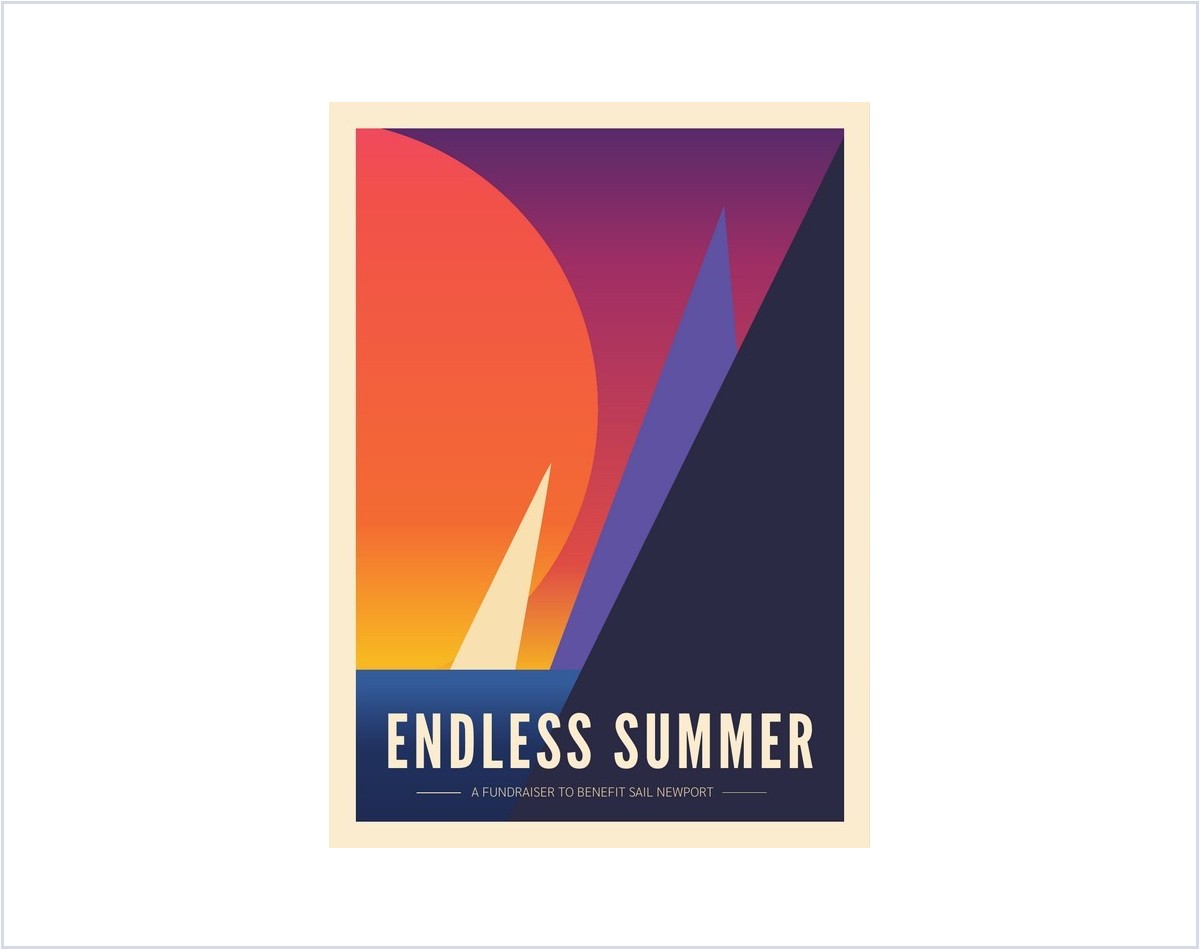 Endless Summer event identity for Sail Newport