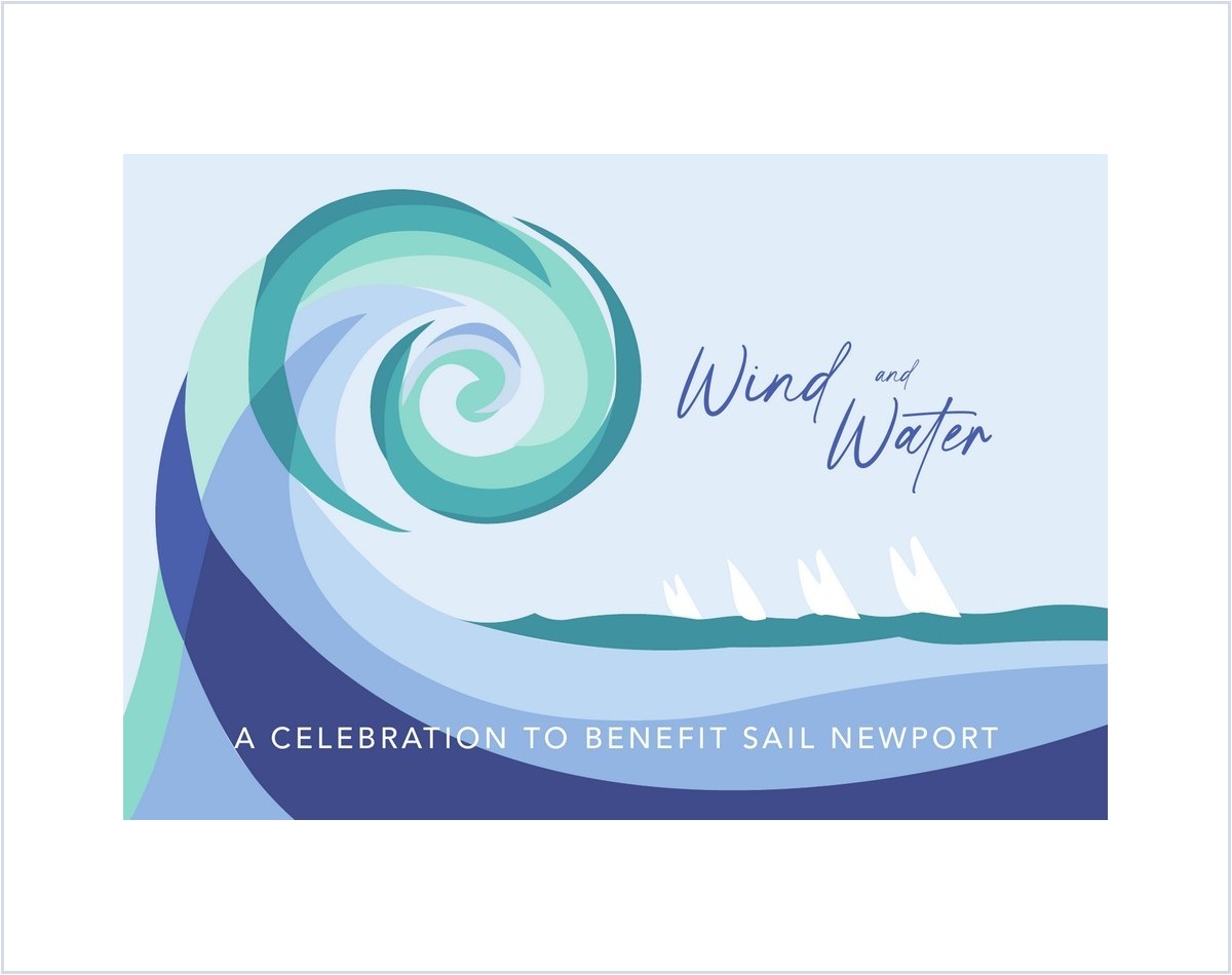 Wind & Water event identity — Sail Newport